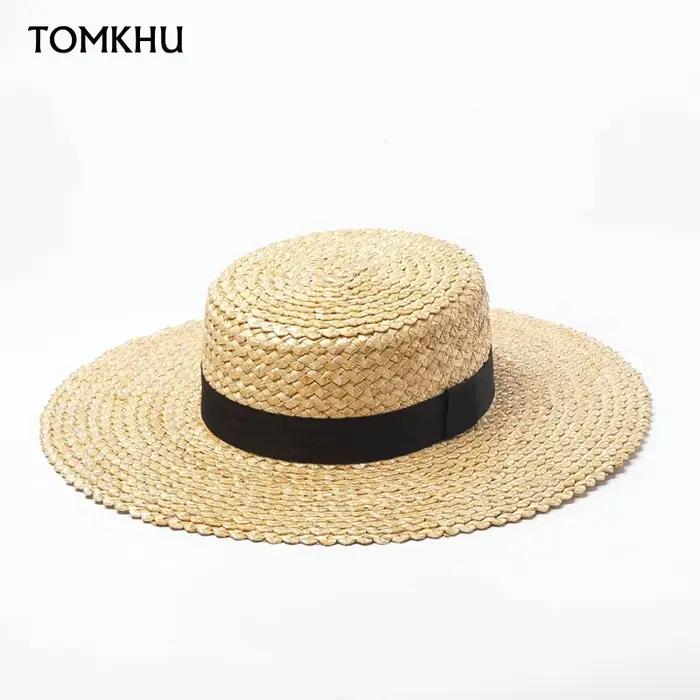 Chapeau de paille à large bord