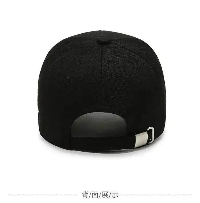 Casquette de baseball de luxe 2026 en or blanc pour hommes