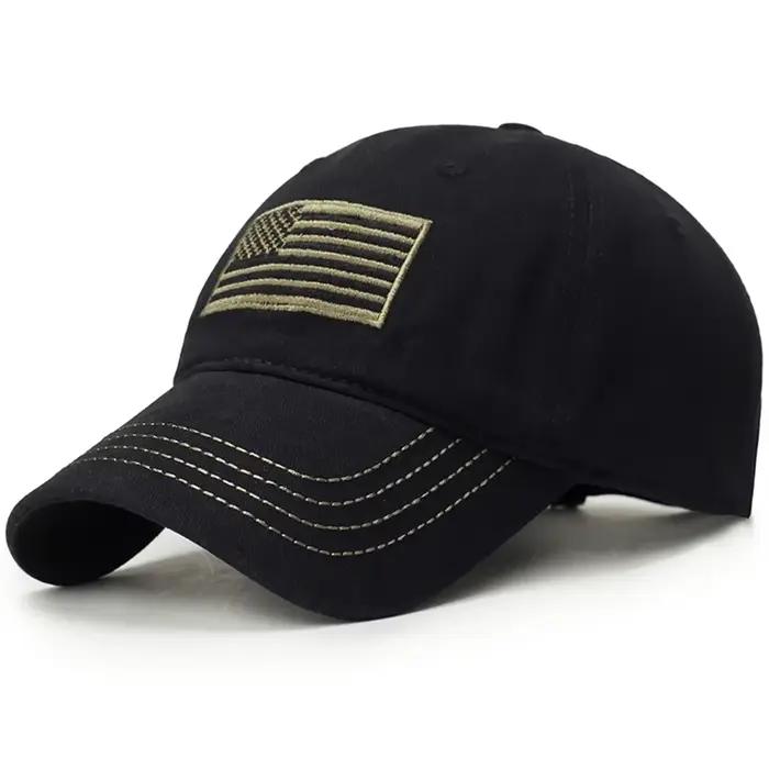 Casquette de Baseball brodée unisexe drapeau des états-unis