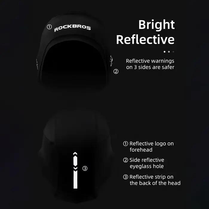 Casquette Rockbros en polyester pour cyclisme et sports de plein air protection UV UPF50+ confortable et respirante absorption de la sueur pour hommes et femmes occasions spéciales