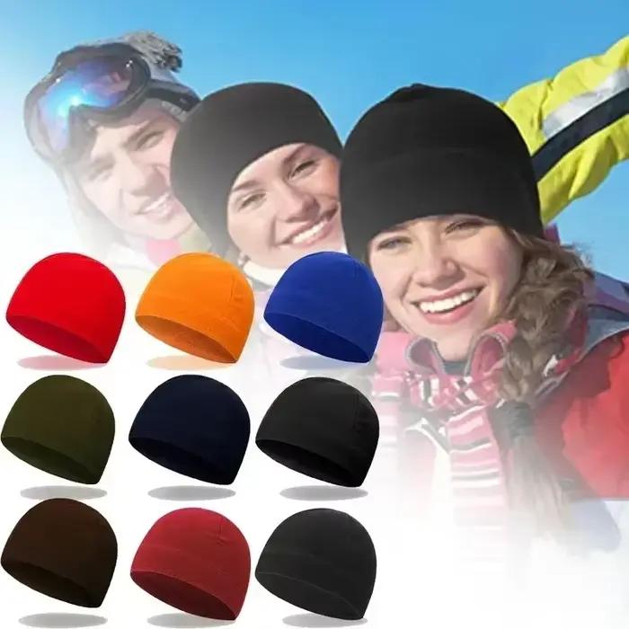 Chapeaux d'hiver thermiques en polaire pour hommes et femmes