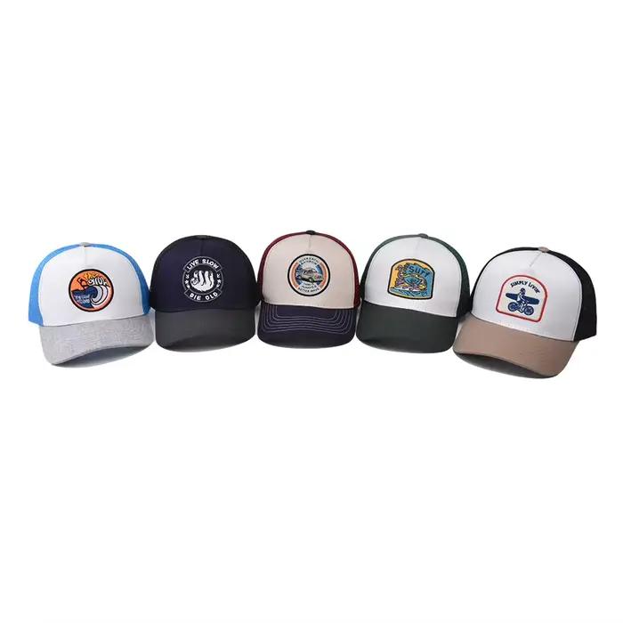 Casquettes de camionneur multicolores inspirées du surf