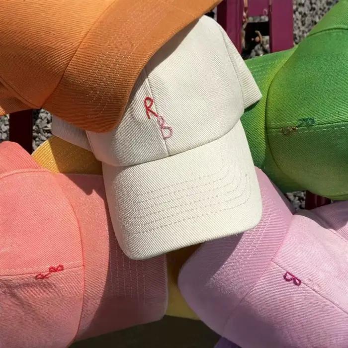 Casquette de baseball monogramme décontractée en coton pour hommes et femmes