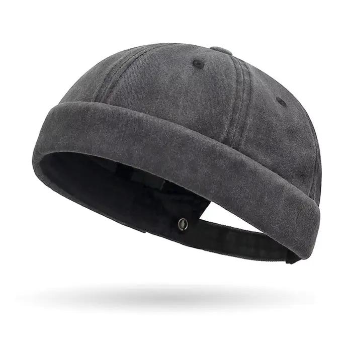 Hip Hop Beanie chapeau de rue hommes Skullcap femmes sans bords Baggy Melon casquette manchette Docker pêcheur bonnets chapeaux