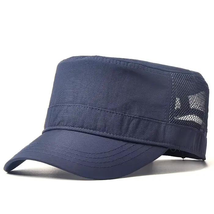 Casquettes à dessus plat en maille de grande taille pour adultes