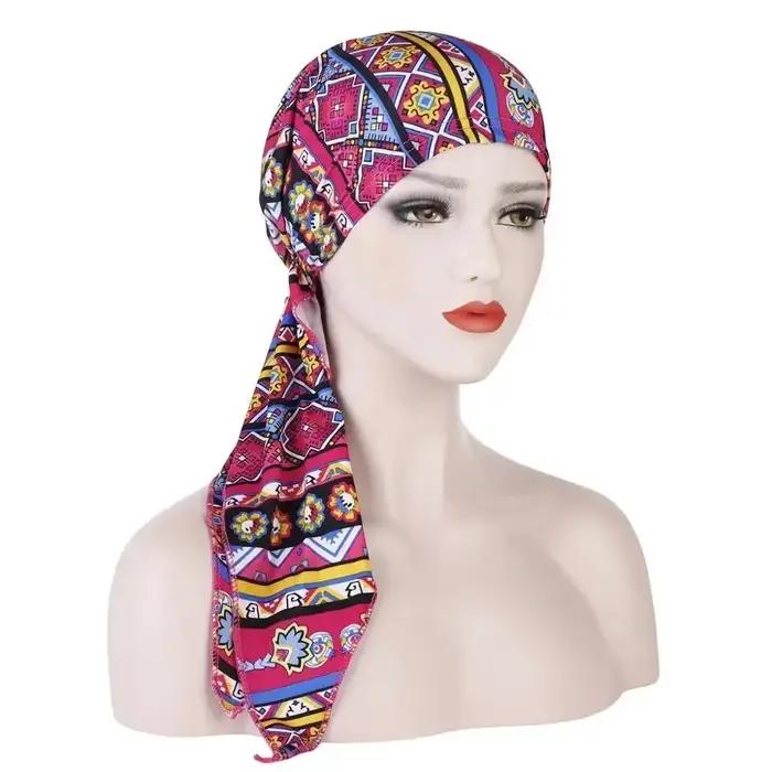 Bonnet turban musulman pour femme, écharpe de sauna, rond, chimio, bandana, sous-écharpe islamique, perte de cheveux, polyestère, coton, style sport, mode, quatre saisons, protection uv, couleurs vives, accessoire confortable, occasions décontractées