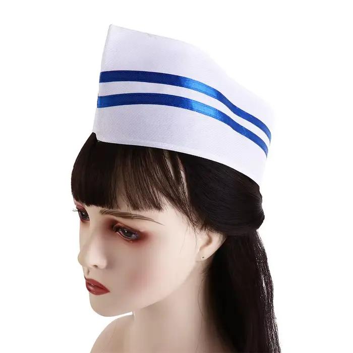 Casquette de cuisine en forme de bateau