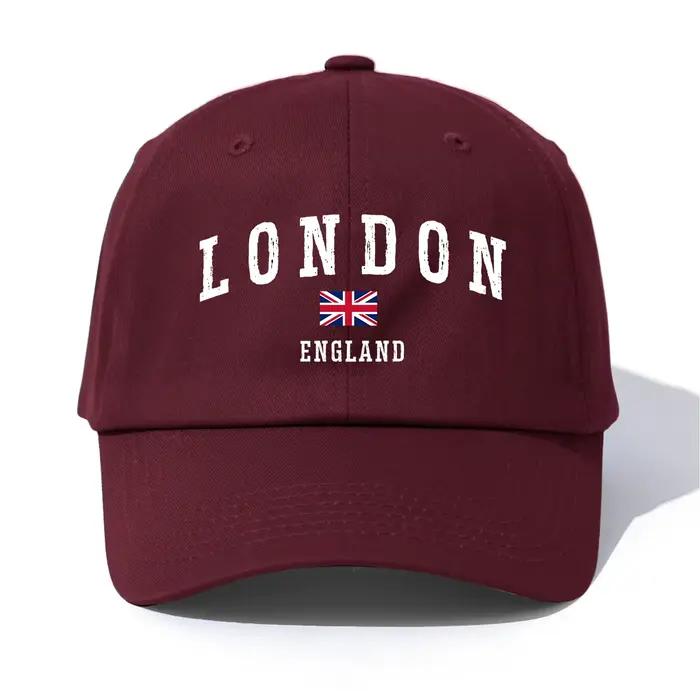 Casquette de Baseball imprimée LONDON pour adultes