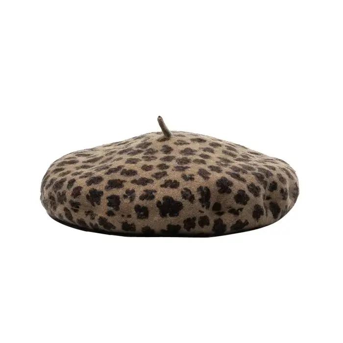 Béret à imprimé chimleopard pour femme, parfait avec n'importe quelle tenue