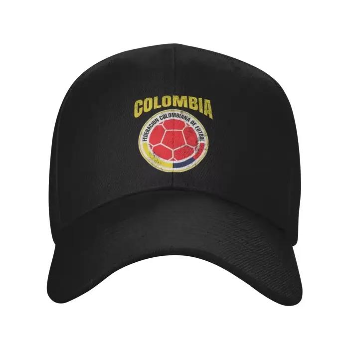 Colombie football drapeau équipe soutien cadeau casquette de Baseball luxe femme