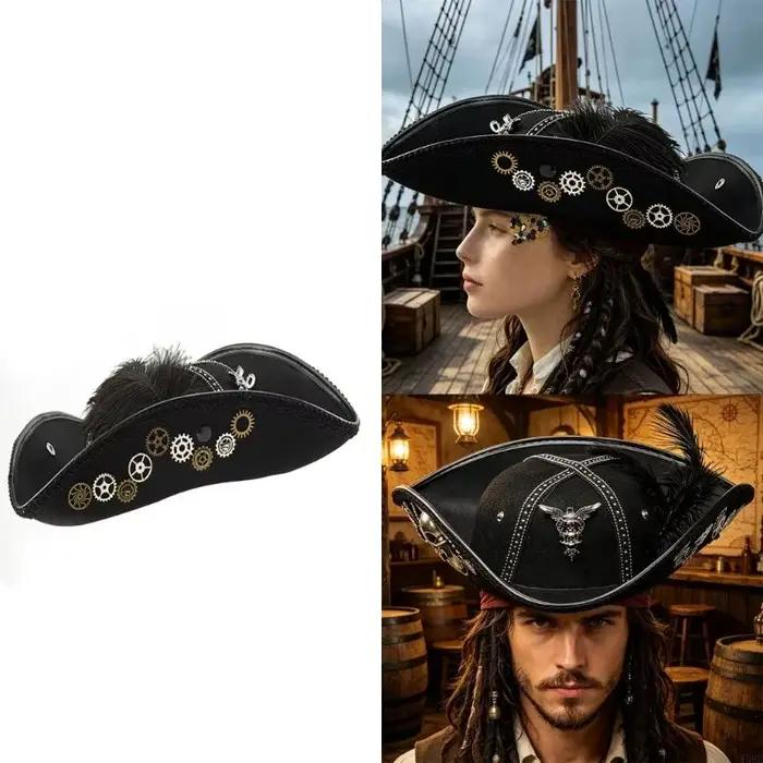 Chapeau Pirate classique avec garniture