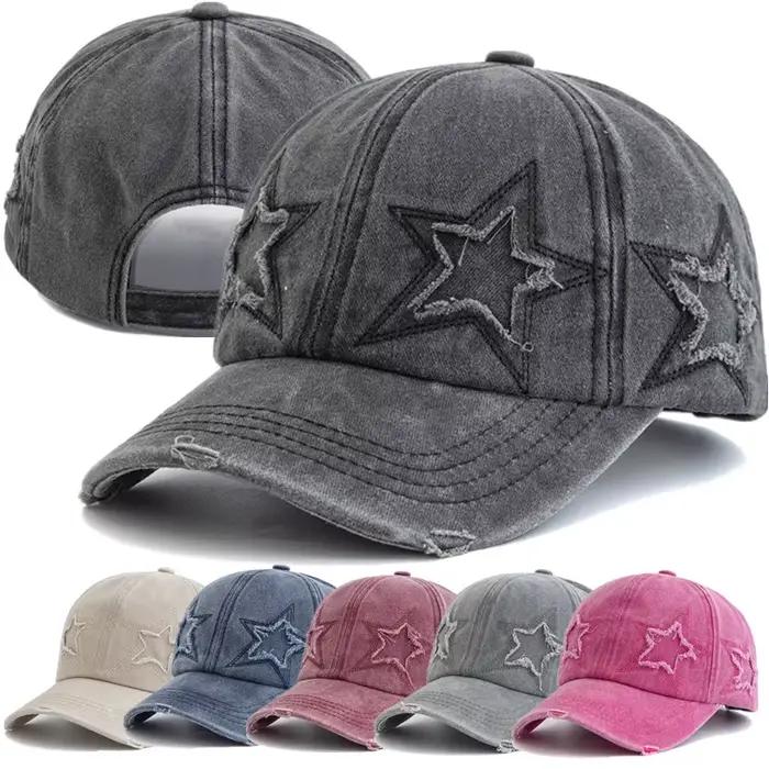 Casquette de Baseball en coton délavé pour femmes