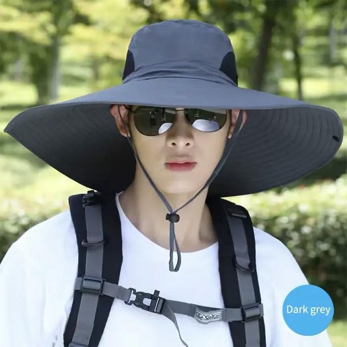 Chapeau de soleil en Polyester à grand bord