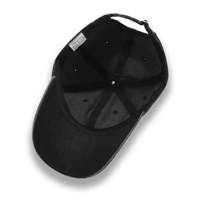 Casquette de baseball unisexe lavée rétro à bord incurvé