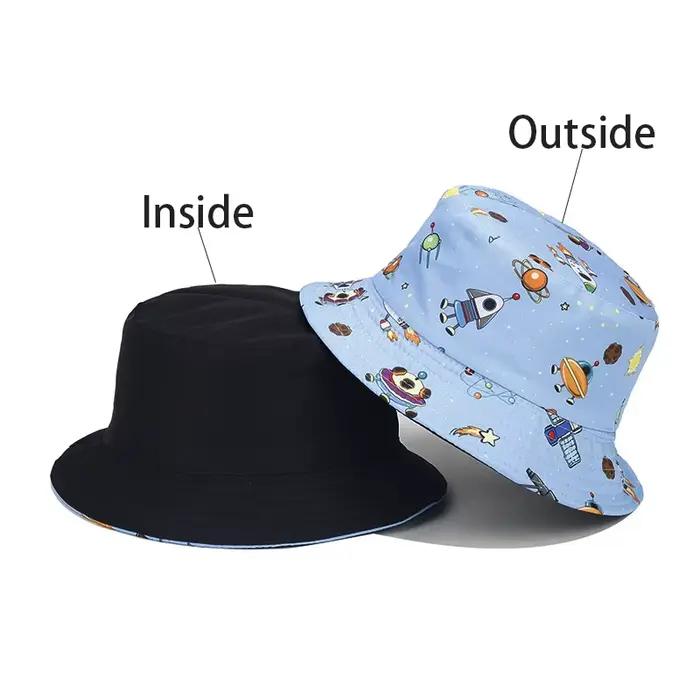 Bocca-Chapeau de soleil réversible double face pour garçon et fille