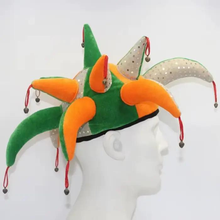 Mascarade tentacule en forme de chapeau de Clown Cool coloré habiller