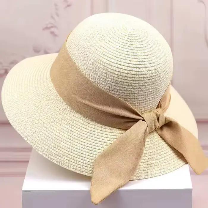 Mode extérieure femmes chapeau nœud