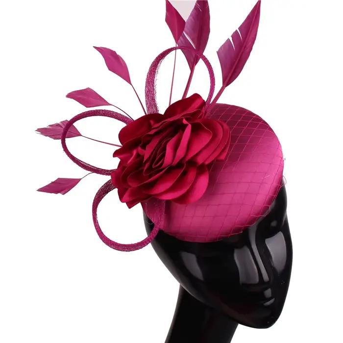 Fascinator-Chapeau de mariage vintage pour femme