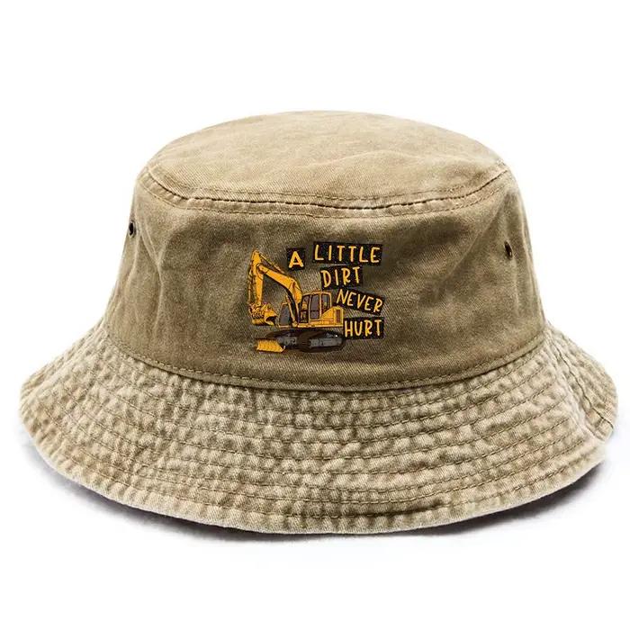 Chapeau de seau en coton pour hommes et femmes, décontracté, pliable, adapté aux quatre saisons et aux activités de plein air