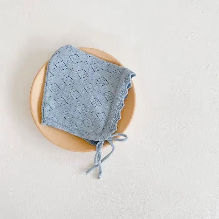 Bonnet en coton pour bébé fille de 0 à 24 mois