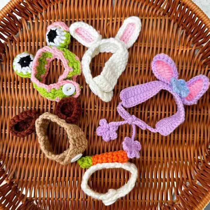 Chapeau de beurre mignon avec mini animal
