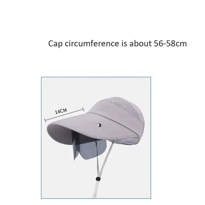 Casquette à visière rétractable pour femmes et filles