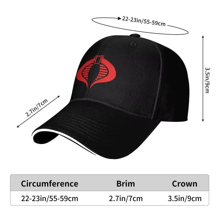 Casquette de baseball Cobra Command Storm Shadow G I Joe pour femmes et hommes