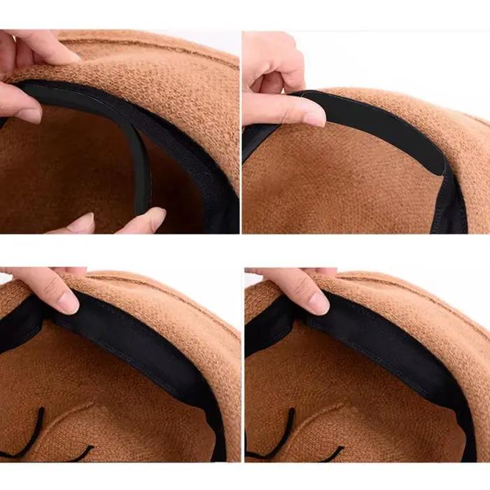 Bandes de réglage de chapeau