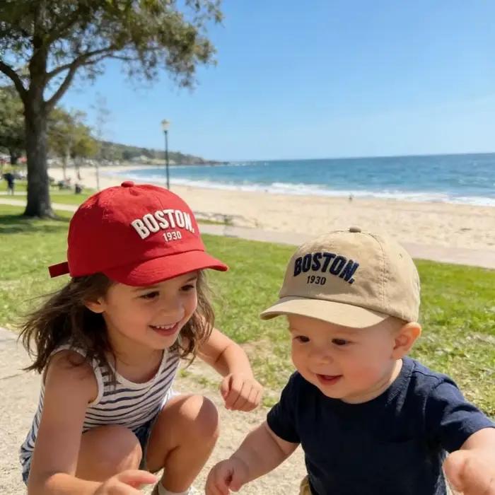 Casquettes pour enfants 44-50cm 6 mois-3 ans Printemps-Été Nouvelle collection Visière souple Casquette de papa pour