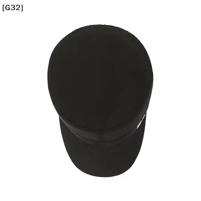 Casquette à visière plate en coton de couleur pure pour hommes et femmes