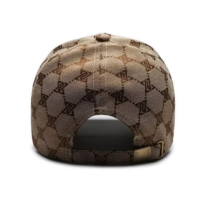 Casquette de baseball tendance à motif monogramme - Ajustable et confortable