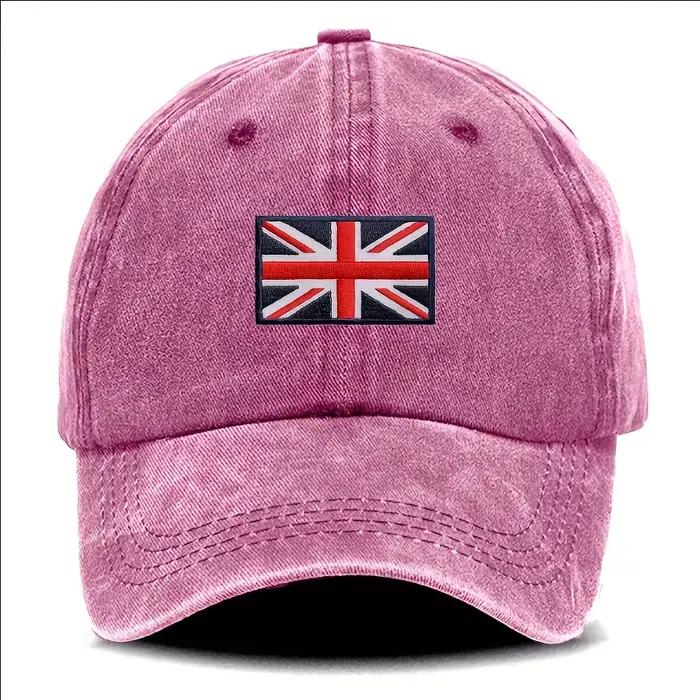 Casquette de baseball avec drapeau national - Chapeau unisexe réglable