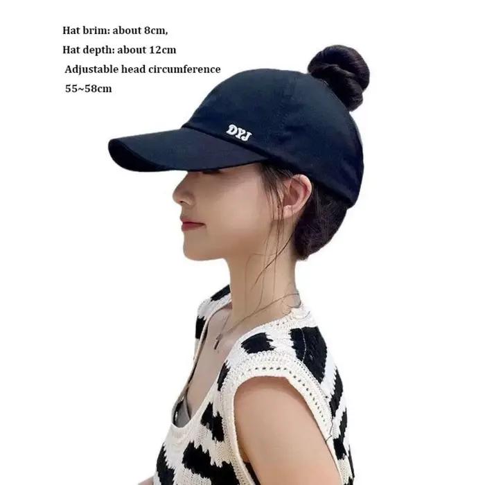Nouveau chapeau d'été pour femme à ouverture arrière pour queue de cheval