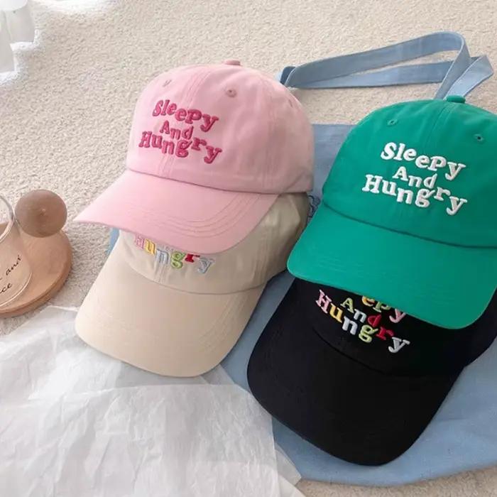 Casquette de Baseball avec lettres colorées pour femmes