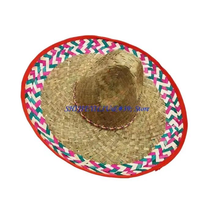 E21F – chapeau soleil tissé élégant