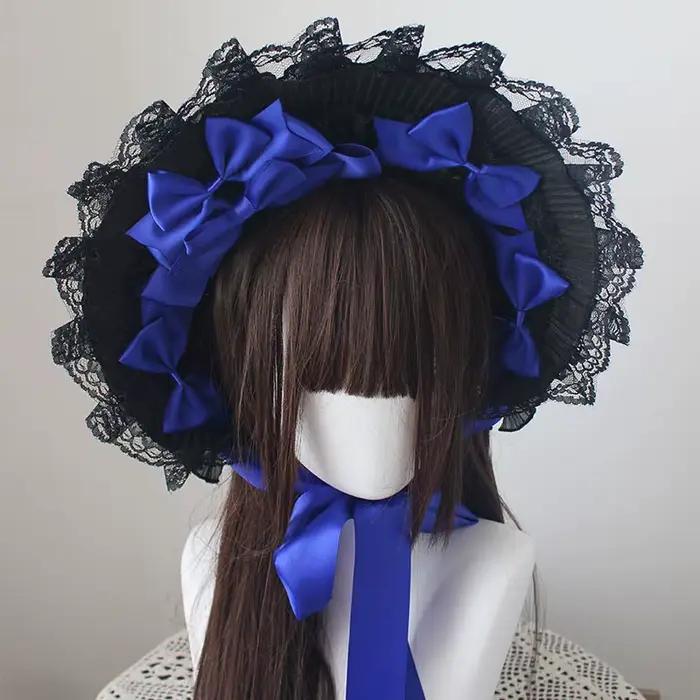 Chapeau de Bonnet de Style gothique fait à la main