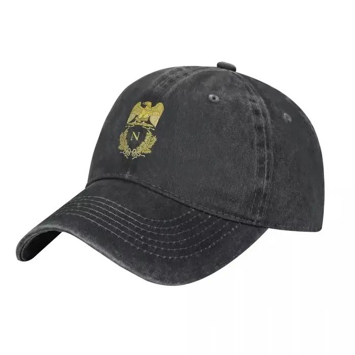 Casquette de baseball délavée avec emblème de Napoléon Bonaparte casquette snapback unisexes pour homme et femme randonnée pêche ajustable quatre saisons
