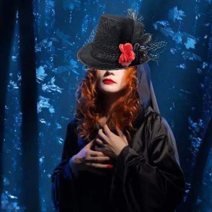 Grand Chapeau à Fleurs en Maille pour Femme et Homme