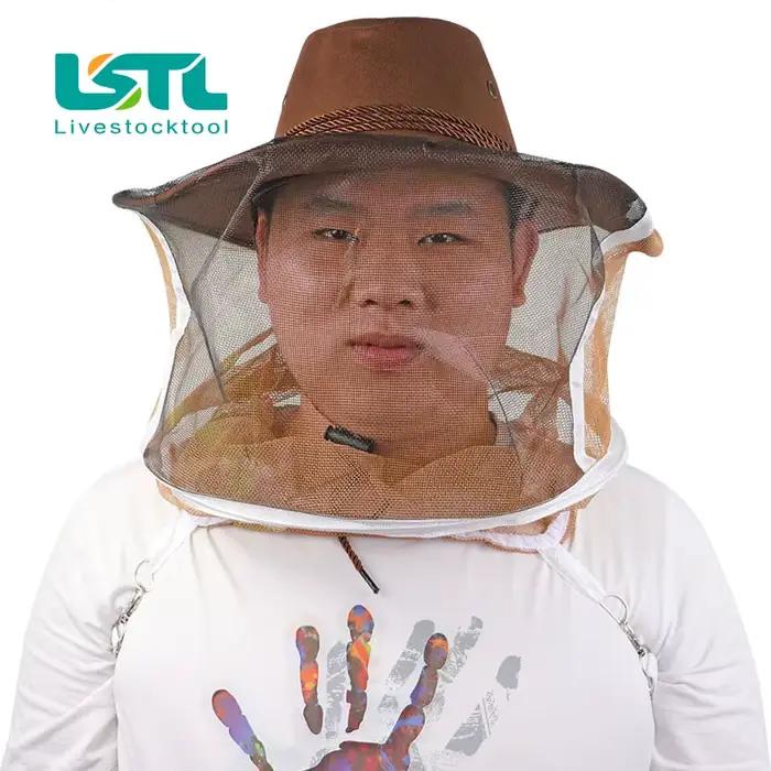 Chapeau de cowboy anti-abeille avec filet anti-insectes volants pour apiculteur confortable et élégant occassions d'apiculture et plein air