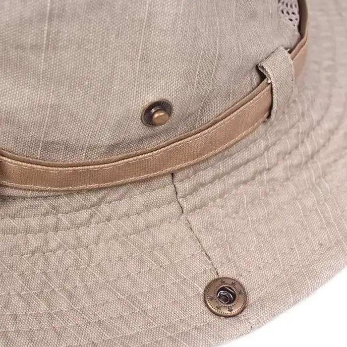 Chapeau de pêcheur en maille respirante pour hommes