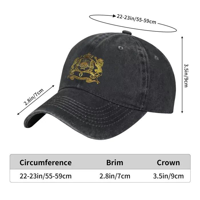 Casquette de baseball décontractée homme coton imprimé visière pare-soleil ajustable pour chasse camping et activités de plein air style urbain four seasons