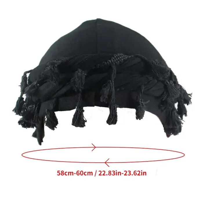 Hommes tresse chapeau Turban Durag vague casquette Halo doublé
