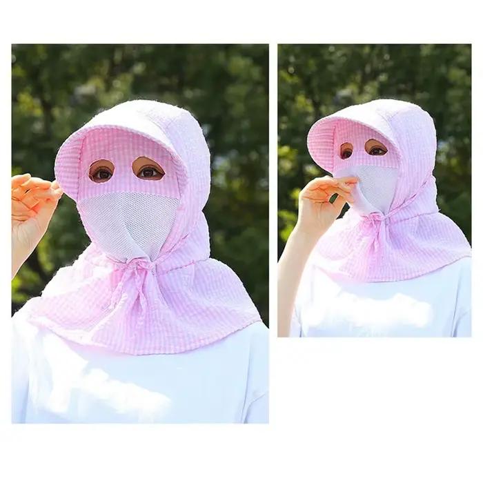 Chapeau de soleil anti-UV à protection intégrale
