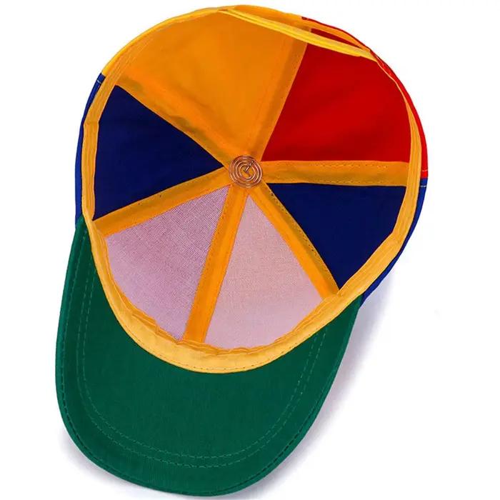 Casquette de baseball arc-en-ciel libellule en bambou, chapeau d'aventure drôle pour adultes enfants garçons filles occasions spéciales