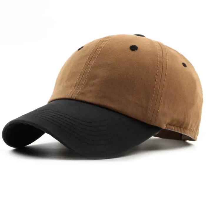 Casquette de baseball unie en toile de coton pour hommes et femmes