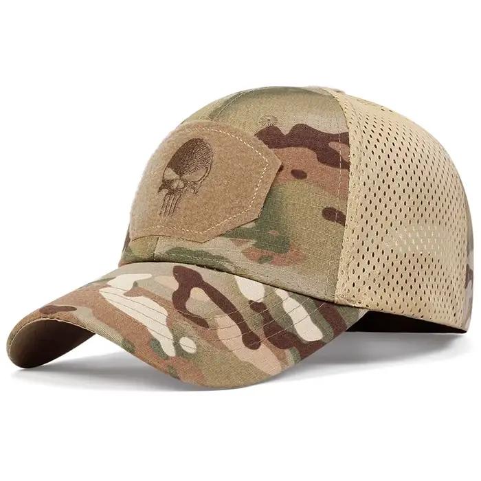 Casquette Tactique Airsoft Réglable Respirante avec Visière Pare-Soleil