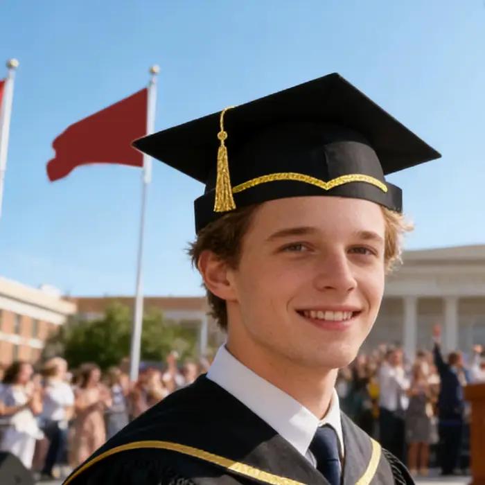 10 chapeaux de graduation en papier 2026