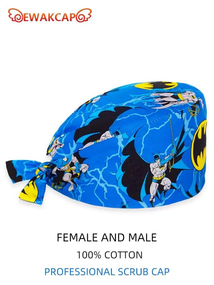 Casquette de laboratoire réglable pour homme et femme en coton infirmière vétérinaire dentiste salon de beauté professionnel occassions médicales