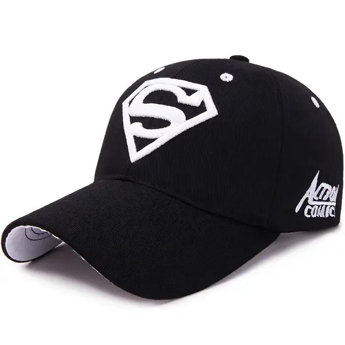Casquette de baseball en coton avec logo Superman