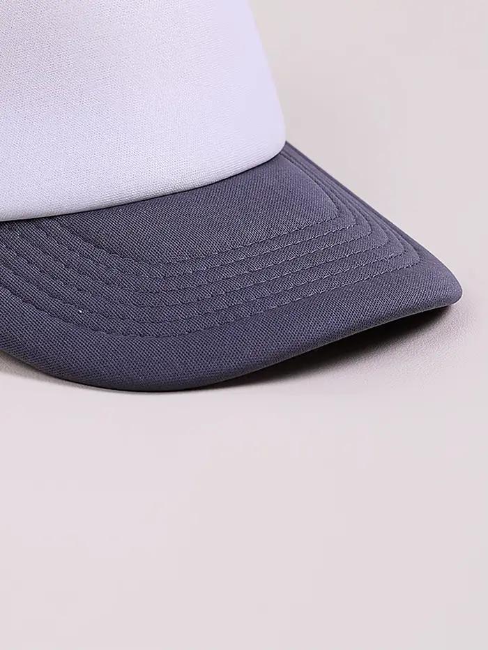 Chapeau gris à motifs de 26 lettres pour enfants 4-6 ans casquette de baseball pare-soleil activités de plein air tricoté ajustable